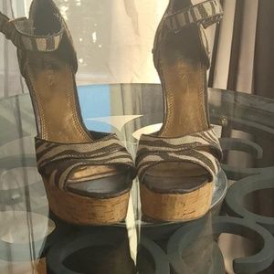 Lovely Brown and Tan Wedges